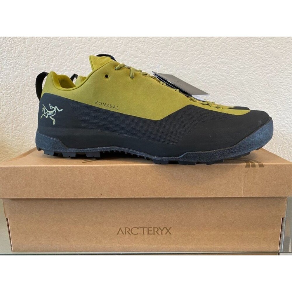 Arc'teryx Konseal Trail Approach Hiking Shoe Mens 12.5 Olive Moss / Black Vibram